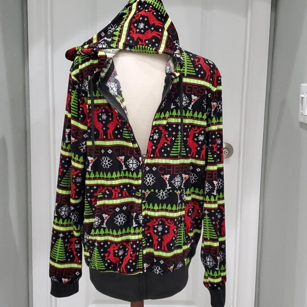 Men's  New Christmas Velour Sweater  Size M & XL